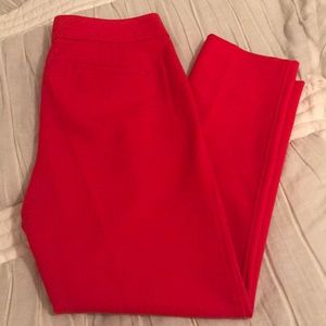 Loft Julie Red Dress Pants size 2